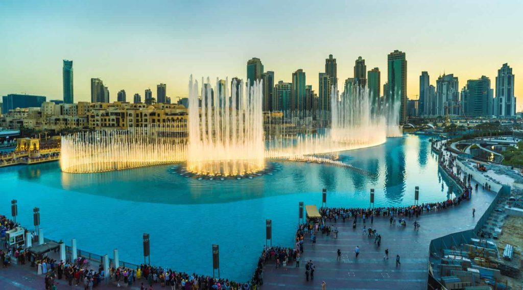 Співаючі фонтани Дубай