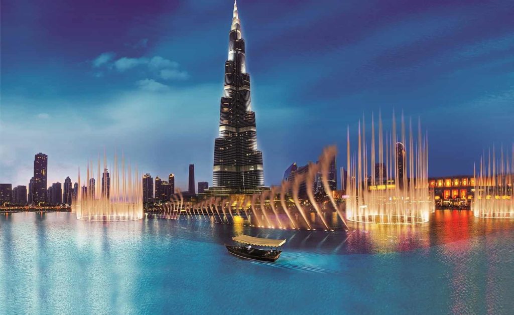 Співаючі фонтани Дубай